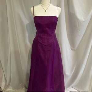 Morgan & Co. Strappy Magenta Prom Dress